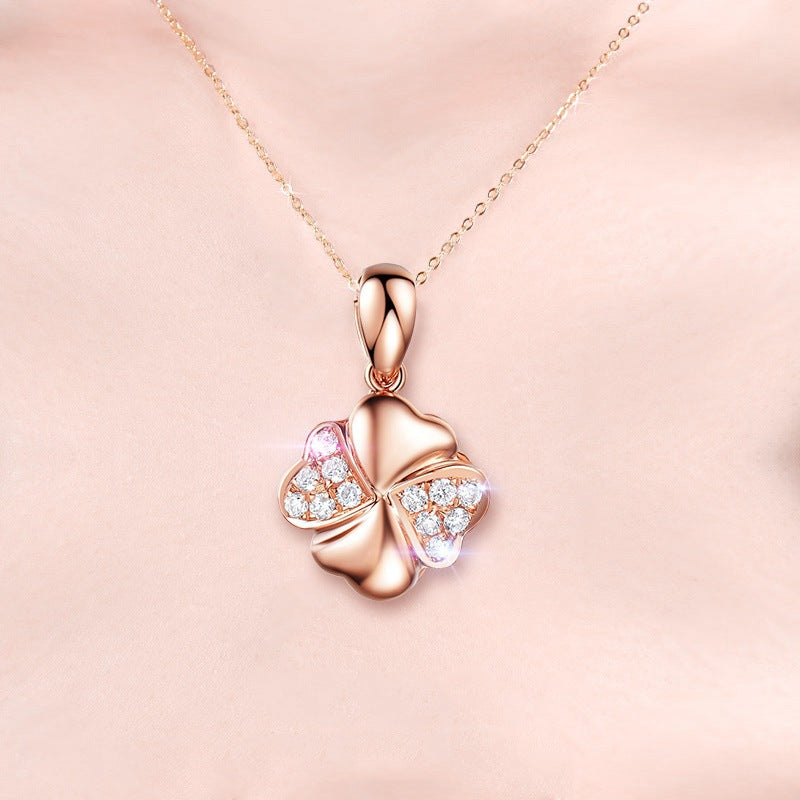 Sterling Silver Rose Gold Plated Necklace