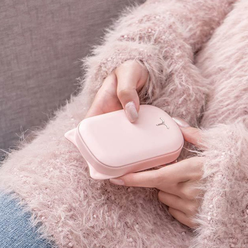 Cute USB Rechargeable Hand Warmer and 3600Ma Power Bank