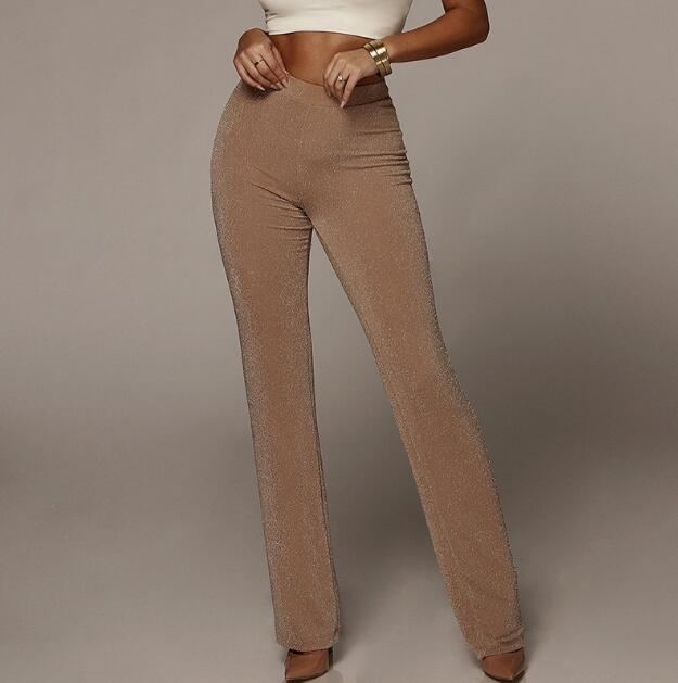 High Waist Flare Pants Skinny Casual Beach Party Trousers