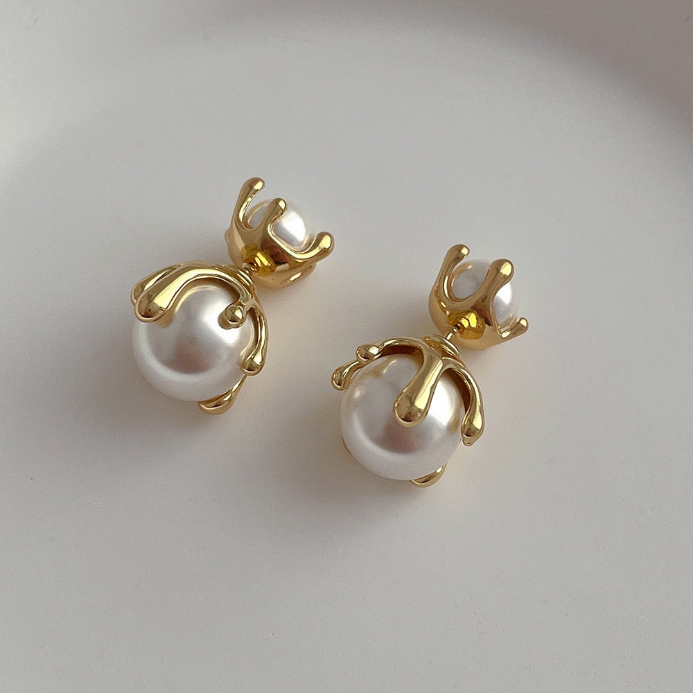 Bilandi Modern Jewelry High Quality Simulated Pearl Earrings