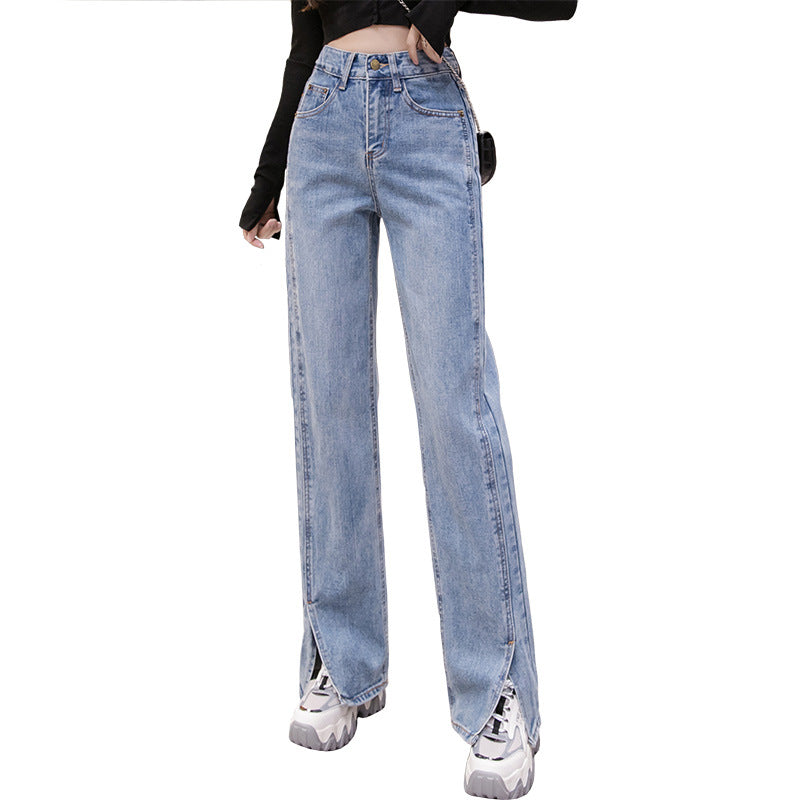 Women's New Korean Loose High Waist Slim Sagging Mopping Pants