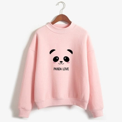 Hoody Spring Autumn Long Sleeve Kawaii Panda Printed Harajuku Sweatshirt