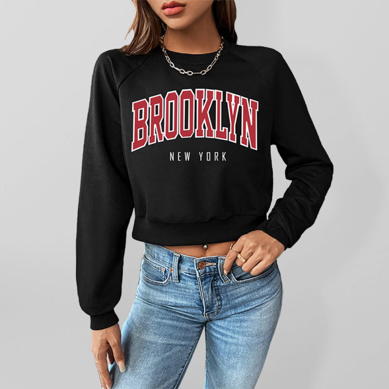 Women's Graphic Crop Sweatshirt